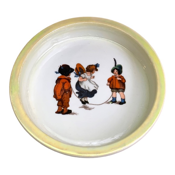 Antique Retsch & Co. Wunsiedel Bavaria Porcelain Child's Dinner Bowl Dish rare - Picture 4 of 8